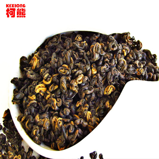 Health Drink Yunnan Black Tea Curled(1 Bud 1 Leaf ) 200 Grams Organic Dian Hong