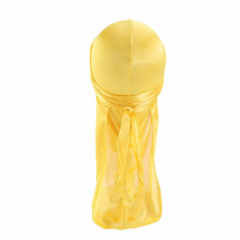 Silky Durag For Kids Boys Long Tailed Pirate Hat Hip-Hop Bandanas Doo Rag Turban