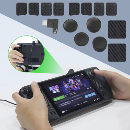 DIY Game Joystick Protective Film Sticker Type-C Adapter Kit for Steam Deck