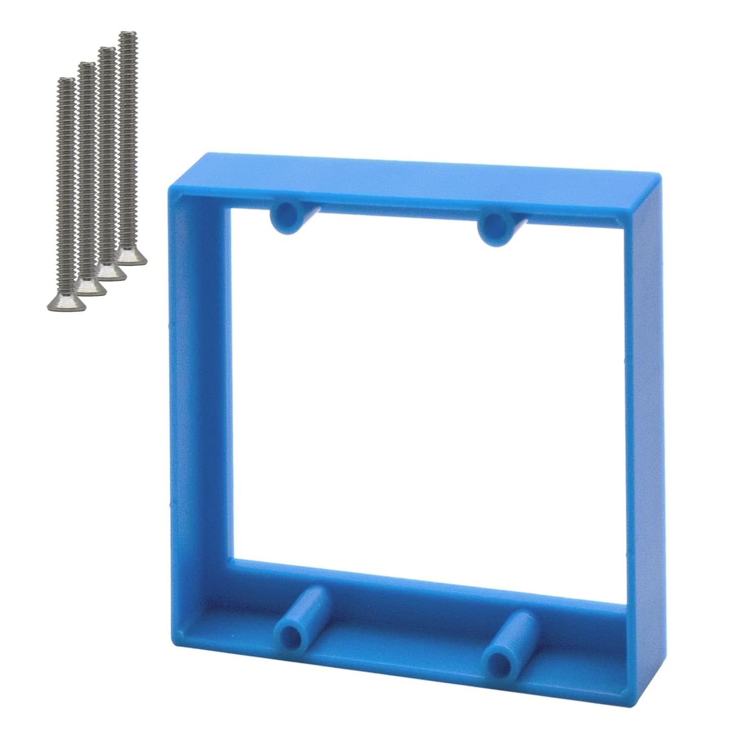 Double Gang Receptacle Outlet Box Extenders 1/2",Include 4Screws (6-32 X 1.25),E