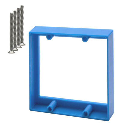 Double Gang Receptacle Outlet Box Extenders 1/2",Include 4Screws (6-32 X 1.25),E