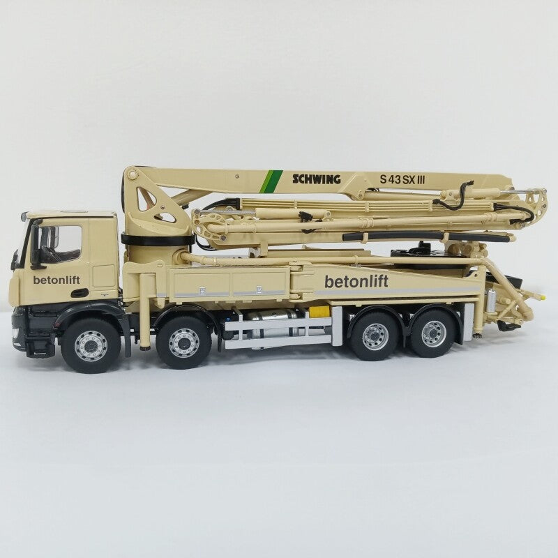 1:50 NZG S43 SX Concrete Pump Truck Betonlift Construction Machine Diecast Model