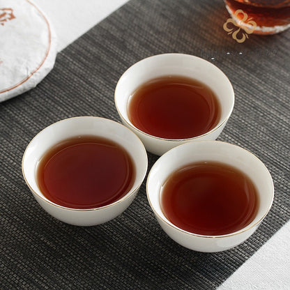 100G Ripe Pu'er Square Brick 2020 Yunnan Fermented Tea Factory -