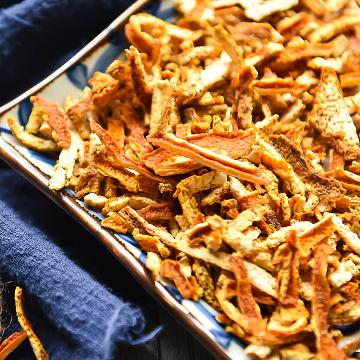 Fruit Tea Dried Orange Peel To Make Syrup of Plum Relieve A Cough Health Care