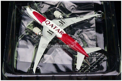1:400 JC Wings QATAR BOEING 777-200LR Passenger Airplane Diecast Aircraft Model