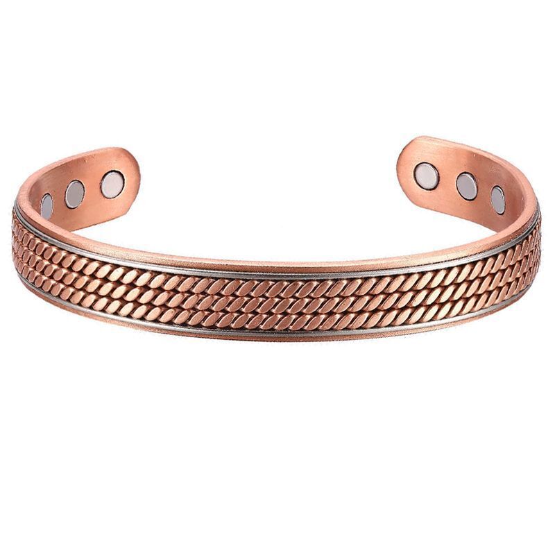 Women Healing Bracelet Tibetan Pure Copper Magnetic Men Fashion Jewelry Bangles