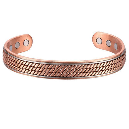 Women Healing Bracelet Tibetan Pure Copper Magnetic Men Fashion Jewelry Bangles