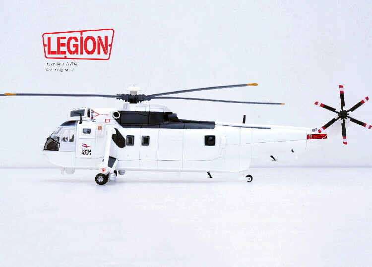 1:72 LEGION ROYAL NAVY Sea King HC-4 Helicopter Plane Diecast Aircraft Model
