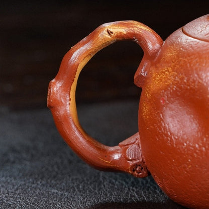 Yixing Zisha Purple Clay Teapot Original Ore Jiangpo Mud Handcrafted Pomegranate