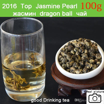 Superior Jasmine Tea Premium Dragon Pearl Tea Health Care Green Tea 100g