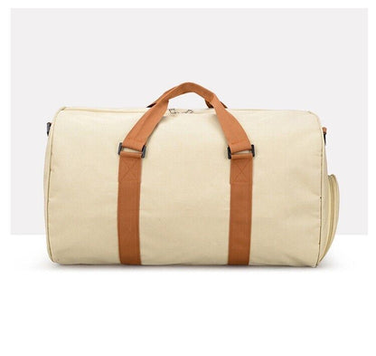 Canvas Waterproof GYM Sports Travel Luggage Bag Wet Pocket Shoe Compartment Tote
