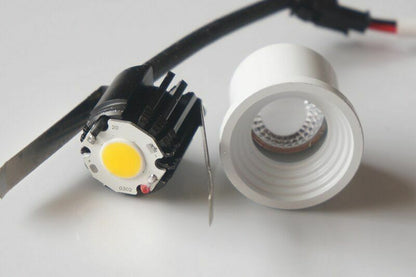 Mini LED Cabinet Light 3W 6W COB Downlight AC85V-265V Spot Lamp White Warm 28mm