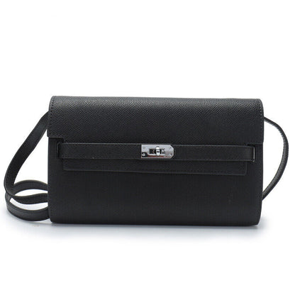 Mini Real Leather Flap Envelope Clutch Phone Wallet Shoulder Bag Purse Crossbody