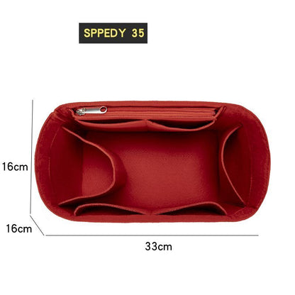 Felt Insert Bag Organizer Handbag Liner Pouch Cosmetics Makeup Bag 18*3*23CM 1PC