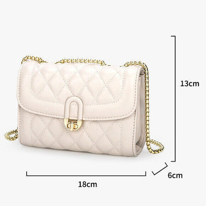 Leather Women Desinger Chain Bag Elegant Party/Cocktail Bag Evening Shoulder Bag