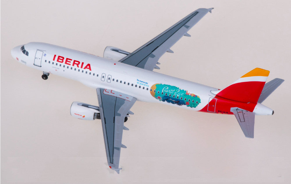 1:400 AeroClassics Iberia Airbus A320 Airplane Passenger Diecast Model