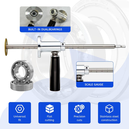 Inside Pipe Cutter for PVC Pipe - Internal PVC Pipe Cutter Tool Kit with Adjusta