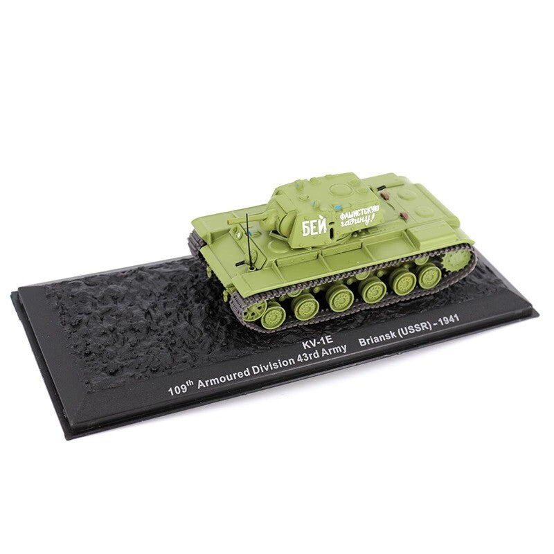 IXO 1/72 Tank KV-1E Soviet Tank Voroshilov WWII Military Model Alloy Finished