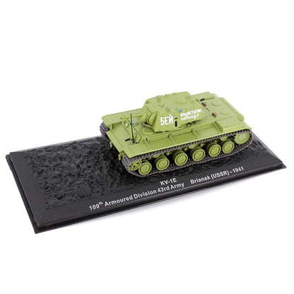 IXO 1/72 Tank KV-1E Soviet Tank Voroshilov WWII Military Model Alloy Finished