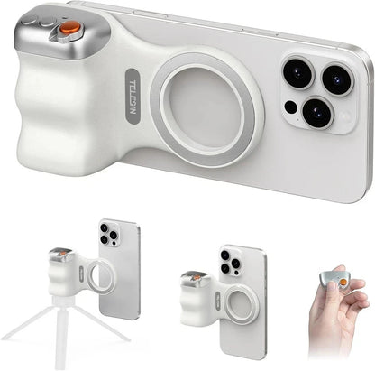 Magnetic Phone Camera Grip, Smartphone Shooting Holder Selfie Handle Snap with