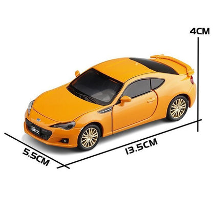 1:32 Diecast Subaru BRZ Metal Car Model Toy Door Open Light Gift For Kids
