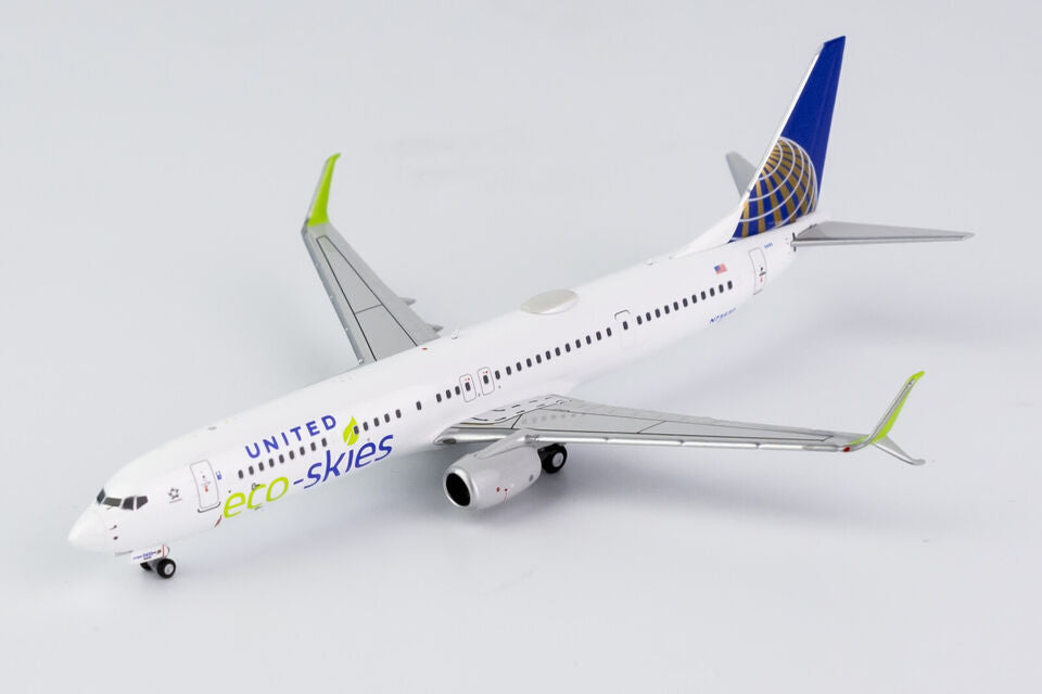 1:400 NG Model UNITED eco-skies BOEING 737-900ER Passenger Plane Diecast Model