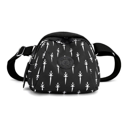 Women Shoulder Messenger printing Bag Nylon Oxford Lightweight Zipper