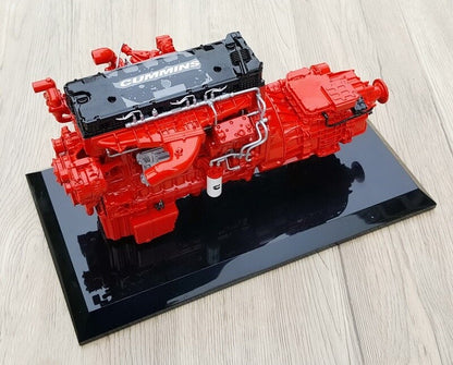 1:10 Cummins M15 Engine Transmission Construct Machine Equipment Diecast Model