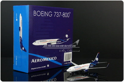 1:400 Phoenix AEROMEXICO BOEING 737-800 Passenger Airplane Diecast Plane Model