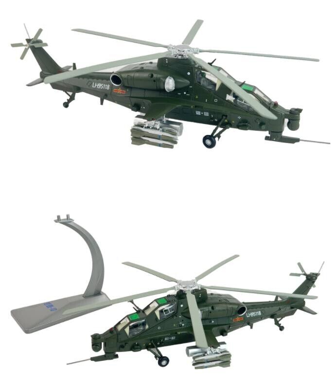 1:48 35CM PLA Z-10 Helicopter Airplane Diecast Military Plane Aircraft Model