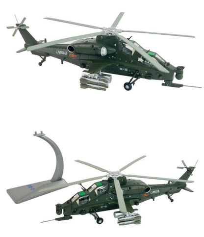 1:48 35CM PLA Z-10 Helicopter Airplane Diecast Military Plane Aircraft Model