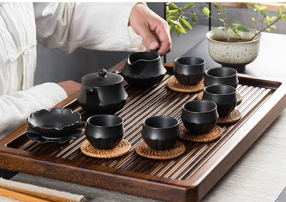 Complete Tea Set True Yixing Zisha Tea Pot Pitcher Matching Tea Cup Filter Net