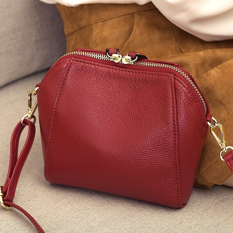 Genuine Leather Shoulder Bags Handbag Shopping Tots Messenger Crossbody S/L Size