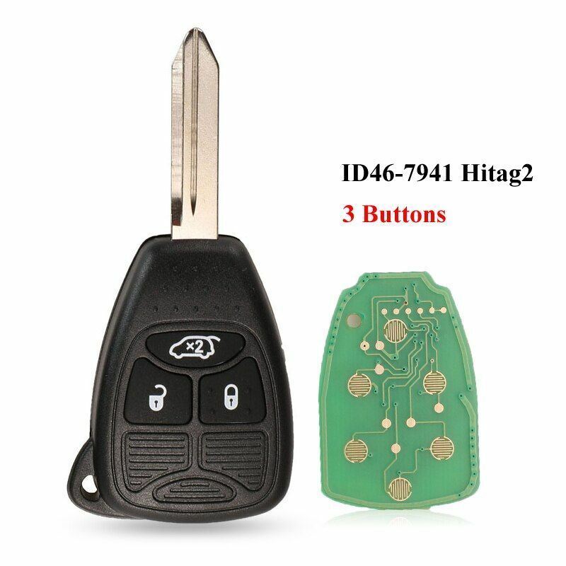 Remote Car Key for Dodge RAM JEEP 315/433Mhz ID46 Entry Transmitter Commander Bt