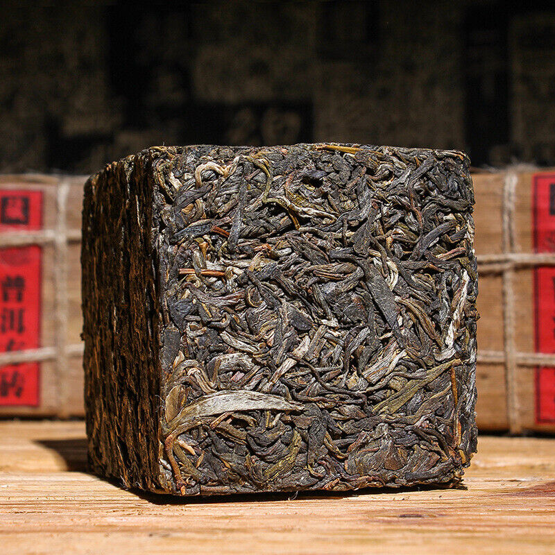 500g Natural Yunnan Pu'er Raw Tea Brick Pu'er Raw Tea Brick Healthy Drink