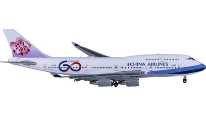 1:400 JC Wings CHINA AIRLINES BOEING 747-400 Airplane Flap Down Diecast Model