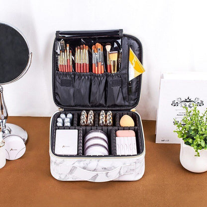 Marble Cosmetic Bag Storage Multi Functional Portable Traveling Makeup Cases 1PC