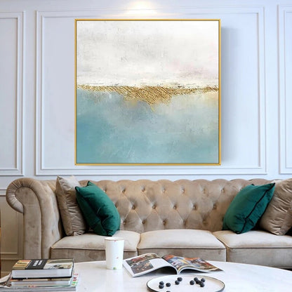 Wall Art Sunset With Reflection On The Sea Coastal Ocean Hand Painted Oil