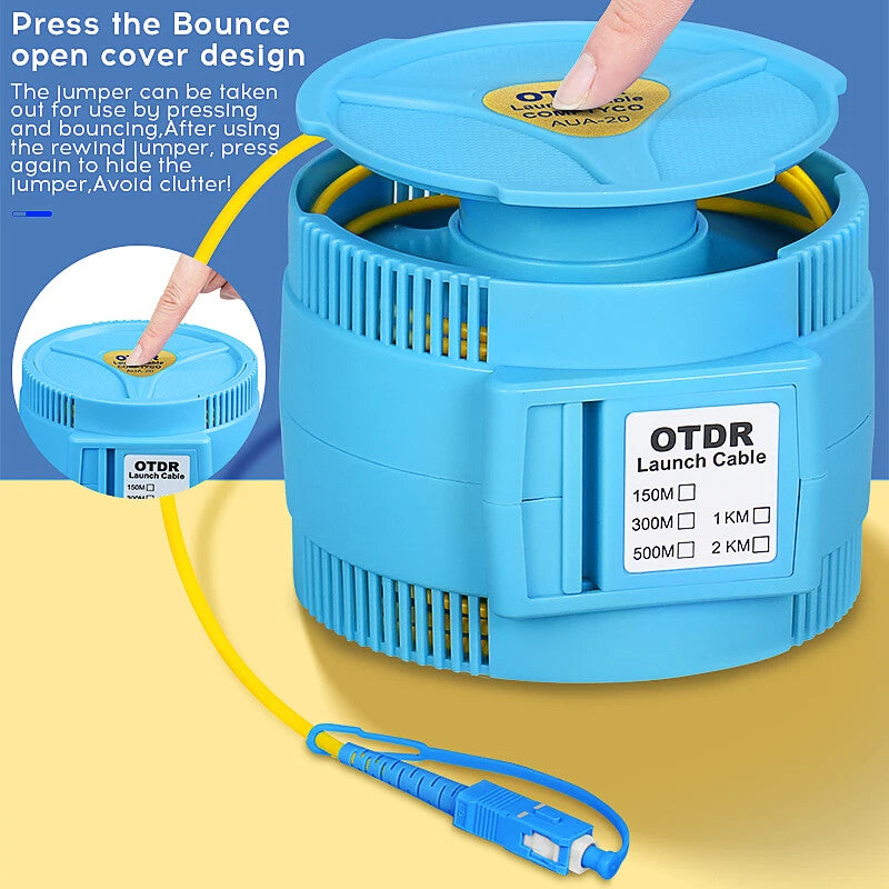 OTDR Dead Zone Eliminator Fiber Rings Fiber Optic OTDR Launch Cable 1310/1550nm