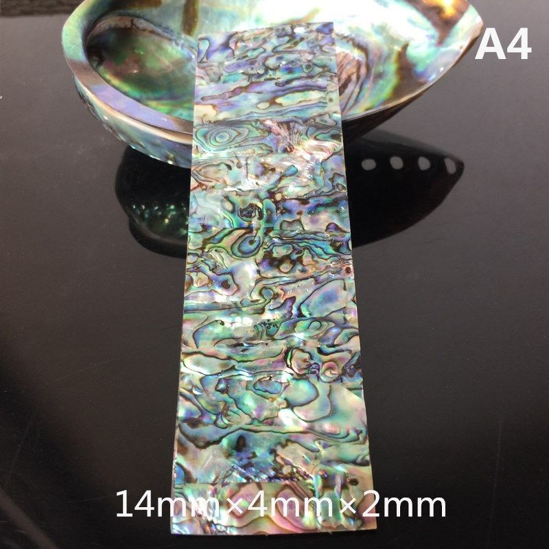 Abalone Shell Sheets Furniture Inlay Musical Instrument Accessories 14cm×4cm×2mm