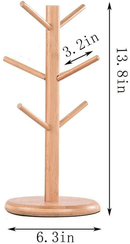 Kitchen Tree Holder Coffee Cup Tea Drying Rack Stand Storage Organizer