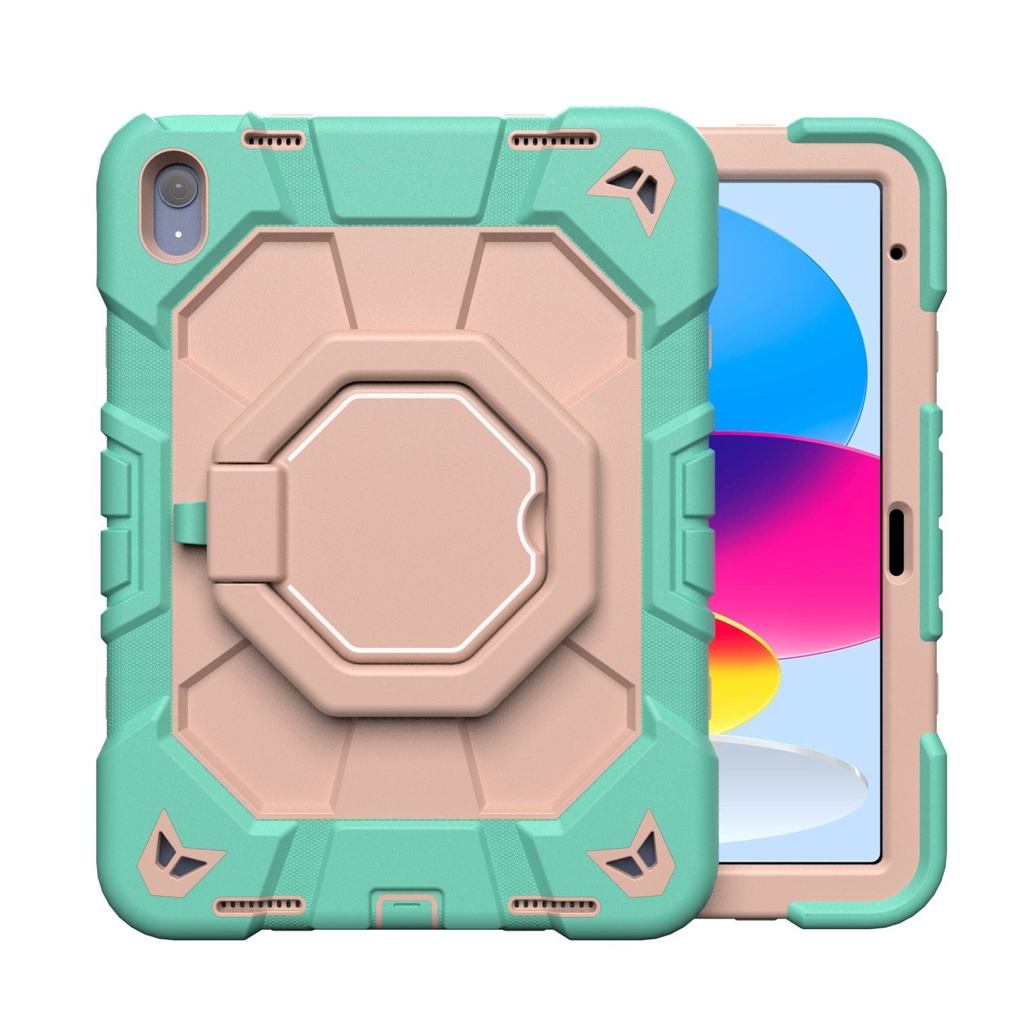 IPad 10th and 11th generations A16 protective case, anti drop and rotatable