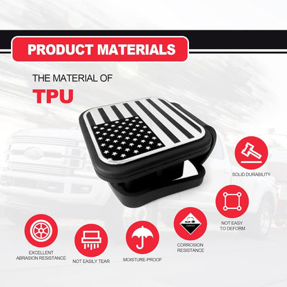 2" Trailer Tow Hitch Receiver Cover Plug Dust Cap Universal Fit Traction Cover