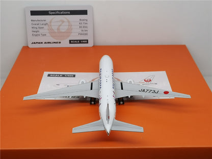 1:400 JC Wings JAL B777-200ER Passenger Airplane Diecast Aircraft Model