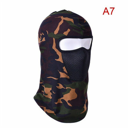 Full Face Cover Balaclava Hat Tactical Winter Cycling Sun Protection Scarf Warm