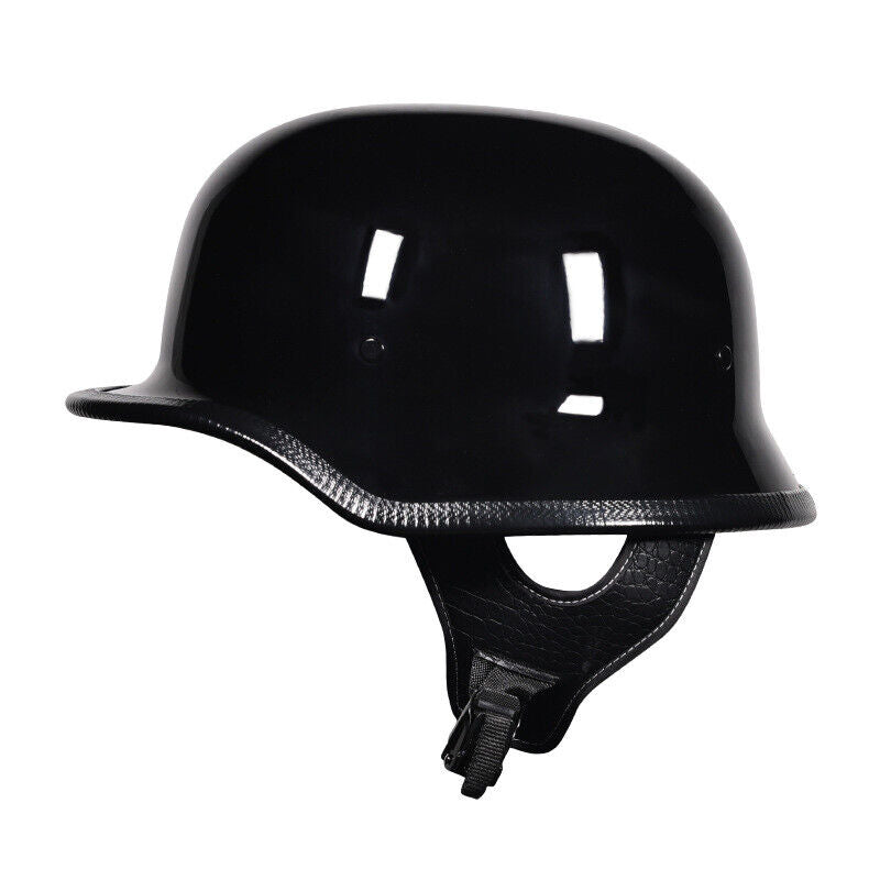 Retro Motorcycle Helmet Steel German Helmet Men Women Half Ladle Shaped Helmet
