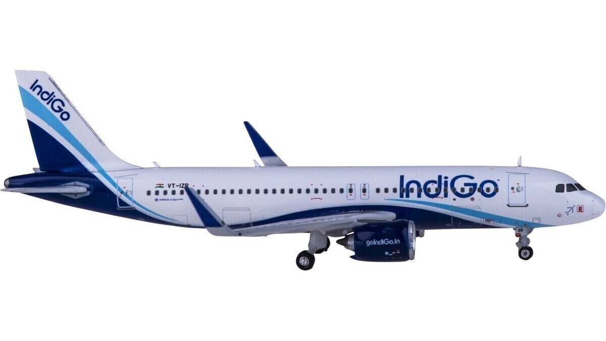 1:400 Phoenix Indigo AIRBUS A320neo Passenger Airplane Diecast Aircraft Model