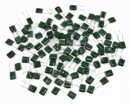 100 Pack Mylar Radial Capacitor 10% 100 Volt 0.0047 µF