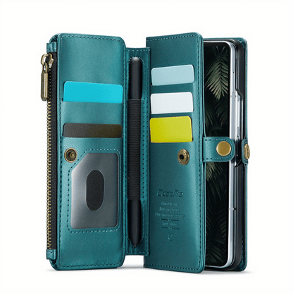 Crossbody for Samsung Galaxy Z Fold 6 Case Wallet Card Holder with Pen Slot