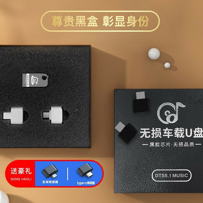 64G车载U盘无损音乐 立体环绕工体dj歌曲优盘 无损音质老歌粤语车用带音乐视频影音MV 适用奔驰宝马奥迪 【5200首经典热歌+500部劲爆MV】终身更新